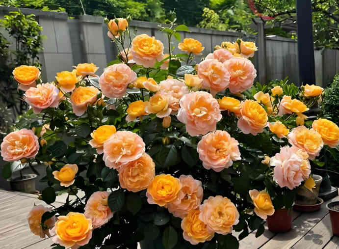 Orange Juice Balcony Rose